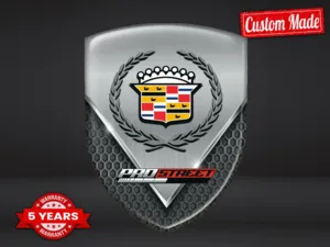 Cadillac Silikon 3D Gel Aufkleber Premium Domes Racing Autos ST